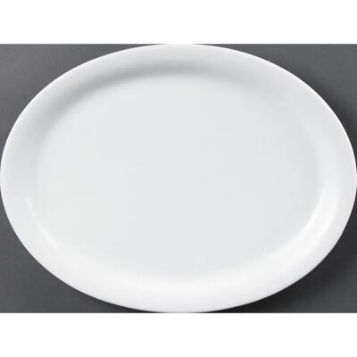 Olympia Whiteware Oval Plates - 6pcs - 295mm - Dinnerware Olympia Whiteware Oval Plates - 6pcs - 295mm - Dinnerware