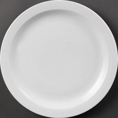 Olympia Whiteware Narrow Rim 280mm Set of 6 - Dinner Plates Olympia Whiteware Narrow Rim 280mm Set of 6 - Dinner Plates