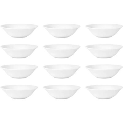 Bol à céréales en porcelaine blanche Athena 153mm - Lot de 12 Bol à céréales en porcelaine blanche Athena 153mm - Lot de 12
