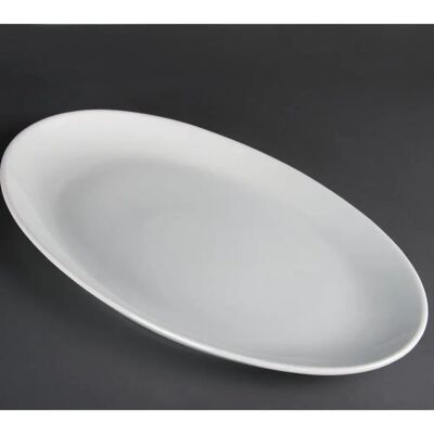 Olympia Whiteware Tiefe Ovale Schale - 50cm - Geschirr Olympia Whiteware Tiefe Ovale Schale - 50cm - Geschirr