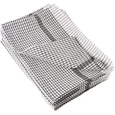 Vogue Black Kitchen Towels - 10 pcs Vogue Black Kitchen Towels - 10 pcs