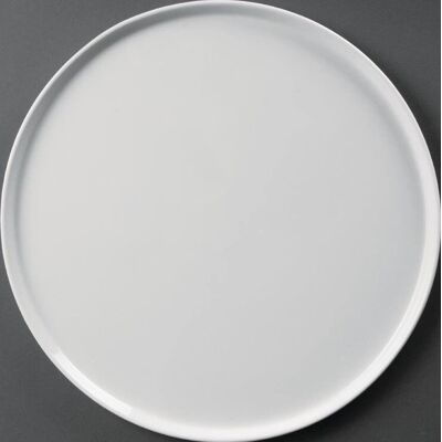 Assiettes à Pizza Olympia Whiteware 330mm - Lot de 4 - Publicité Assiettes à Pizza Olympia Whiteware 330mm - Lot de 4 - Publicité