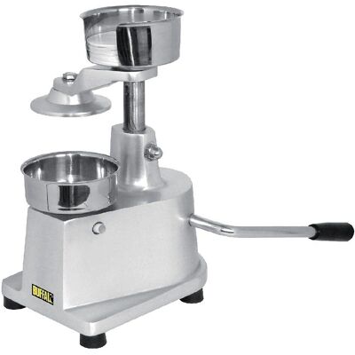Buffalo CE225 - Silver - Manual Hamburger Machine Buffalo CE225 - Silver - Manual Hamburger Machine