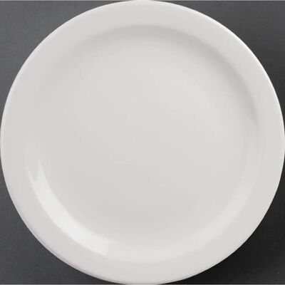 Olympia Athena Hotelware Round Narrow Rim Plate - Dinnerware Olympia Athena Hotelware Round Narrow Rim Plate - Dinnerware