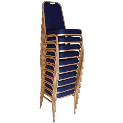 Chaises de banquet empilables bleues Bolero - Publicité Chaises de banquet empilables bleues Bolero - Publicité
