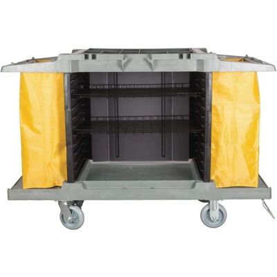 Carrello per pulizie Jantex - Polipropilene, 985x540x1500mm, 33.6kg Carrello per pulizie Jantex - Polipropilene, 985x540x1500mm, 33.6kg