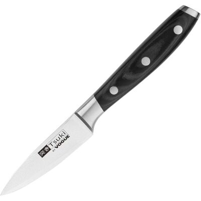 Vogue Tsuki Series 7 Kitchen Knife - 90mm - Damas Steel Vogue Tsuki Series 7 Kitchen Knife - 90mm - Damas Steel