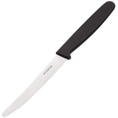 Hygiplas 100mm tandad tomatkniv - Professionellt köksredskap Hygiplas 100mm tandad tomatkniv - Professionellt köksredskap