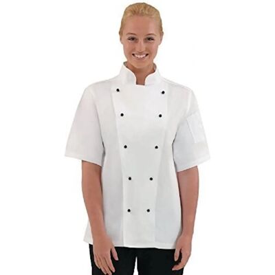 Whites Chefs Clothing Chicago Chaqueta Unisex Manga Corta - Ropa de Chef Whites Chefs Clothing Chicago Chaqueta Unisex Manga Corta - Ropa de Chef