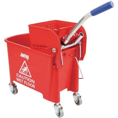 Secchio per mop Kentucky Jantex 20L con strizzatore - Secchio con strizzatore Secchio per mop Kentucky Jantex 20L con strizzatore - Secchio con strizzatore