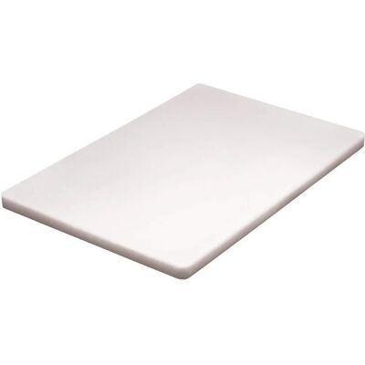 Tagliere bianco in polietilene denso - 450x300mm Tagliere bianco in polietilene denso - 450x300mm