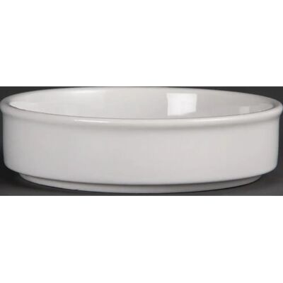 Platos apilables de porcelana blanca Olympia 13,4cm - Juego de 6 Platos apilables de porcelana blanca Olympia 13,4cm - Juego de 6