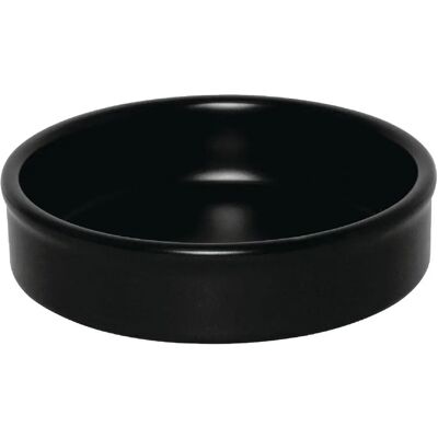 Assiette Empilable Noire en Porcelaine - 6 pcs - Publicité Assiette Empilable Noire en Porcelaine - 6 pcs - Publicité