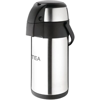 Olympia Stainless Steel Tea Dispenser - 3L - Safety Lock Olympia Stainless Steel Tea Dispenser - 3L - Safety Lock