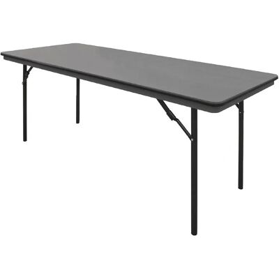 Tavolo pieghevole rettangolare grigio Bolero - 183cm Tavolo pieghevole rettangolare grigio Bolero - 183cm