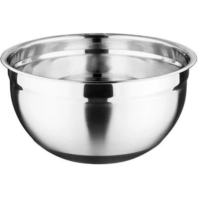 Vogue Stainless Steel 8L Mixing Bowl with Silicone Base Vogue Stainless Steel 8L Mixing Bowl with Silicone Base