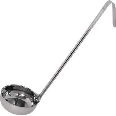 Vogue Roestvrij Stalen Platte Bodem Serveerlepel - 112ml Vogue Roestvrij Stalen Platte Bodem Serveerlepel - 112ml