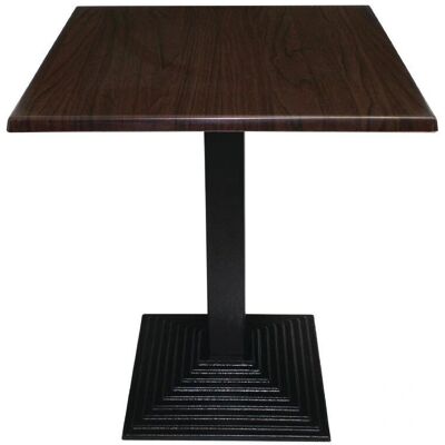Plateau de table carré marron foncé - Bolero - Publicité Plateau de table carré marron foncé - Bolero - Publicité