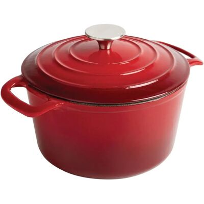 Vogue Sartén de Hierro Fundido Redonda - 3,2L Cocina Duradera Vogue Sartén de Hierro Fundido Redonda - 3,2L Cocina Duradera