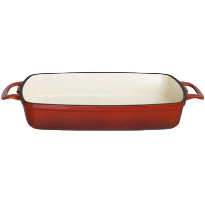 VOGUE Cast Iron Rectangular Baking Dish - 2.8L - Kitchenware VOGUE Cast Iron Rectangular Baking Dish - 2.8L - Kitchenware