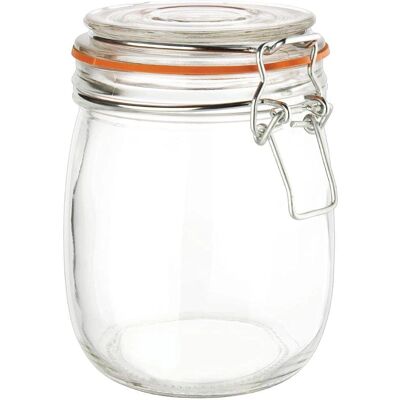 Vogue 750ml Glasförvaringsburk med klipslock Vogue 750ml Glasförvaringsburk med klipslock