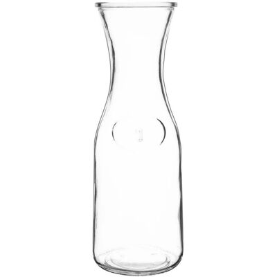 Olympia Carafe 1L - Set of 6 - Glass Decanter for Wine & Drinks Olympia Carafe 1L - Set of 6 - Glass Decanter for Wine & Drinks