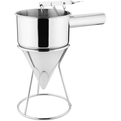 Vogue GG759 Stainless Steel Piston Funnel - 1.3 L Vogue GG759 Stainless Steel Piston Funnel - 1.3 L