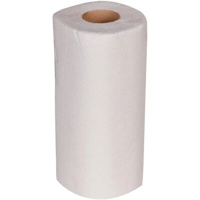 Jantex White Kitchen Towel 2-Ply 24 Rolls Jantex White Kitchen Towel 2-Ply 24 Rolls