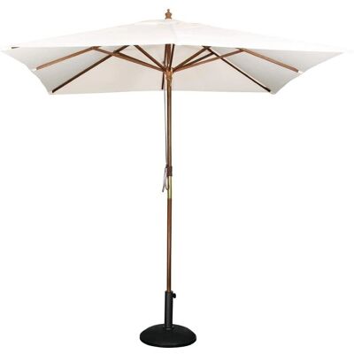 Parasol Carré Bolero - 2,5m, Bois, Imperméable, UV Protégé - Publicité Parasol Carré Bolero - 2,5m, Bois, Imperméable, UV Protégé - Publicité