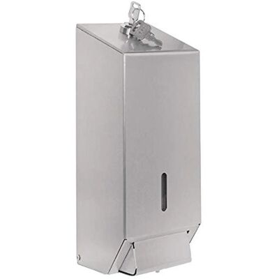 Distributeur de Savon en Acier Inoxydable Jantex - 1 L - Fixation murale Distributeur de Savon en Acier Inoxydable Jantex - 1 L - Fixation murale