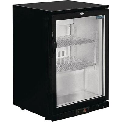 Polar G-Series Back Bar Cooler - 128L Hinged Door Black Polar G-Series Back Bar Cooler - 128L Hinged Door Black