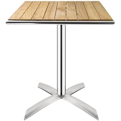 Bolero Foldable Bistro Table - Ash Wood - 600mm - Bistro Table Bolero Foldable Bistro Table - Ash Wood - 600mm - Bistro Table