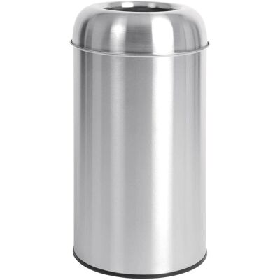 Bolero Poubelle Ouverte en Acier Inoxydable - 40L Bolero Poubelle Ouverte en Acier Inoxydable - 40L