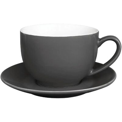 Olympia Cappuccino Mug Dark Gray - 340ml - Coffee Cup Set Olympia Cappuccino Mug Dark Gray - 340ml - Coffee Cup Set
