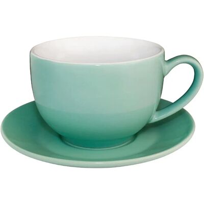 Olympia Green Cappuccino Cups - 12 pcs - 340ml - Durable, Ergonomic, Dishwasher Safe Olympia Green Cappuccino Cups - 12 pcs - 340ml - Durable, Ergonomic, Dishwasher Safe