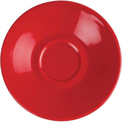 Olympia 12 pcs Coffee Espresso Cups & Saucer Set - Porcelain Red Olympia 12 pcs Coffee Espresso Cups & Saucer Set - Porcelain Red
