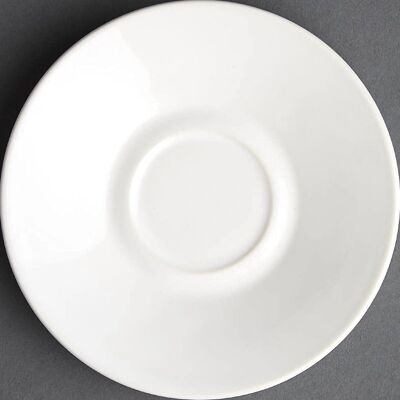 Olympia White Espresso Cup Saucer Set - 12 Pieces Olympia White Espresso Cup Saucer Set - 12 Pieces