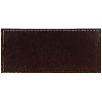 Olympia placemats - 4 pcs - 30 x 20 cm - Similicuir - Brown - Placemat set Olympia placemats - 4 pcs - 30 x 20 cm - Similicuir - Brown - Placemat set