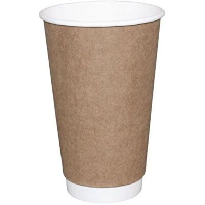 Fiesta - Recyclable Coffee Cups - Brown - Coffee Cup Fiesta - Recyclable Coffee Cups - Brown - Coffee Cup