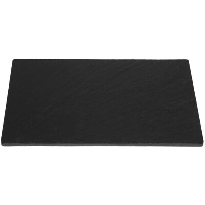 Olympia Slate Plate 280x180mm - Natural Slate - Elegant Design Olympia Slate Plate 280x180mm - Natural Slate - Elegant Design