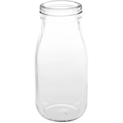Olympia Mini Milk Bottles - 12 pcs, 200ml Glass for Drinks Olympia Mini Milk Bottles - 12 pcs, 200ml Glass for Drinks