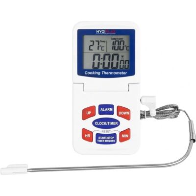 Termometro digitale da forno Hygiplas - Preciso, Magnetico, Programmabile Termometro digitale da forno Hygiplas - Preciso, Magnetico, Programmabile