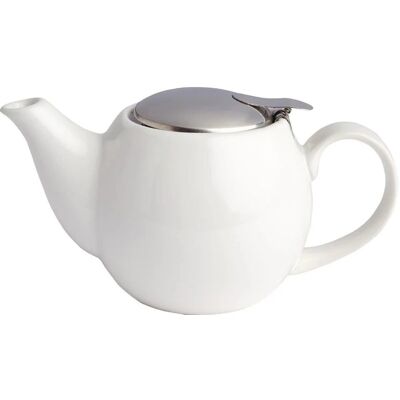 Théière blanche Olympia 510ml avec infuseur - Ustensiles de cuisine Théière blanche Olympia 510ml avec infuseur - Ustensiles de cuisine