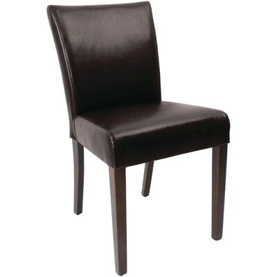 Chaises de salle à manger Bolero en Simili Cuir - Lot de 2 Chaises de salle à manger Bolero en Simili Cuir - Lot de 2