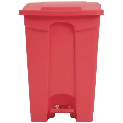 Jantex 45L Red Pedal Trash Bin - Kitchen Waste Can Jantex 45L Red Pedal Trash Bin - Kitchen Waste Can