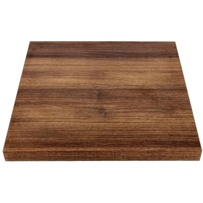 Bolero Rustic Oak Square Tabletop - 60cm Bolero Rustic Oak Square Tabletop - 60cm