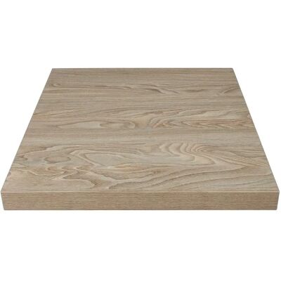Bolero Plateau de Table Carré Antique Naturel - 700 mm - Publicité Bolero Plateau de Table Carré Antique Naturel - 700 mm - Publicité