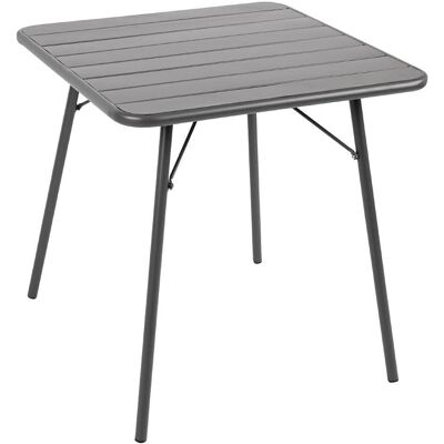 Table Bistrot Carrée en Acier Bolero - Résistante & Pliable - Publicité Table Bistrot Carrée en Acier Bolero - Résistante & Pliable - Publicité