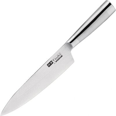 Professionell Kockkniv Tsuki - 20cm VG-10 Damaskusstål - Köksverktyg Professionell Kockkniv Tsuki - 20cm VG-10 Damaskusstål - Köksverktyg