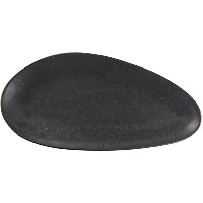 Olympia Mörk Fusion oval tallrik - 25cm - Maskindtvättssäker Olympia Mörk Fusion oval tallrik - 25cm - Maskindtvättssäker